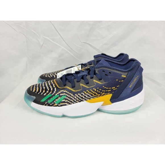 Adidas D.O.N. Issue 4 Shoes Sneakers Mens Size 11 Blue White GY6504 - Picture 3 of 6